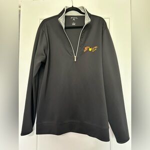 Men’s Cleveland Cavaliers Black Quarter-Zip Pullover with Embroidered Logo